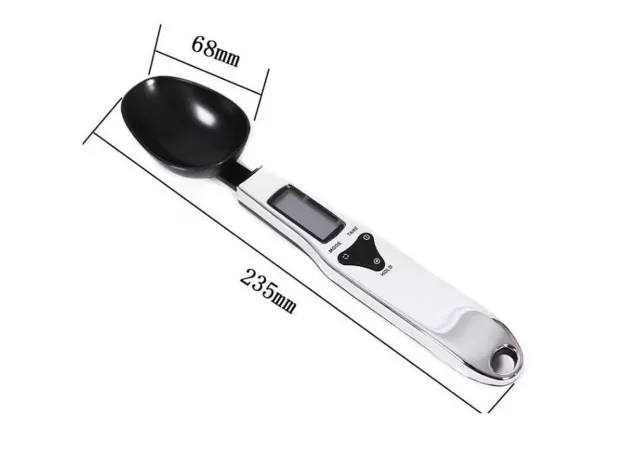 DIGITAL KITCHEN SPOON SCALE GRAM ELECTRONIC SPOON WEIGHT VOLUMN FOOD SCALE MEASURING