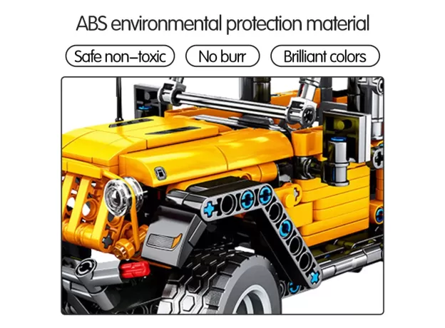 BACK SPORTS CAR MODEL BUILDING BLOCKS CITY TECHNICAL CAR ENLIGHTEN BRICKS TOYS