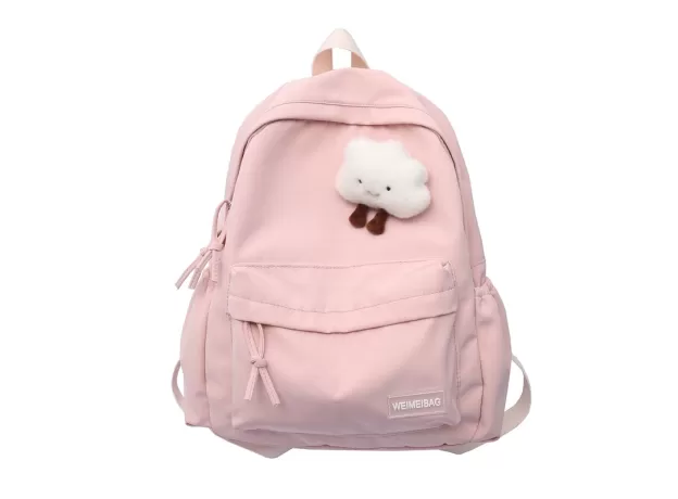 SCHOOL BACKPACK LARGE SOLID COLOR GIRLS TRAVEL BAG COLLEGE SCHOOLBAG FEMALE LAPTOP BACK