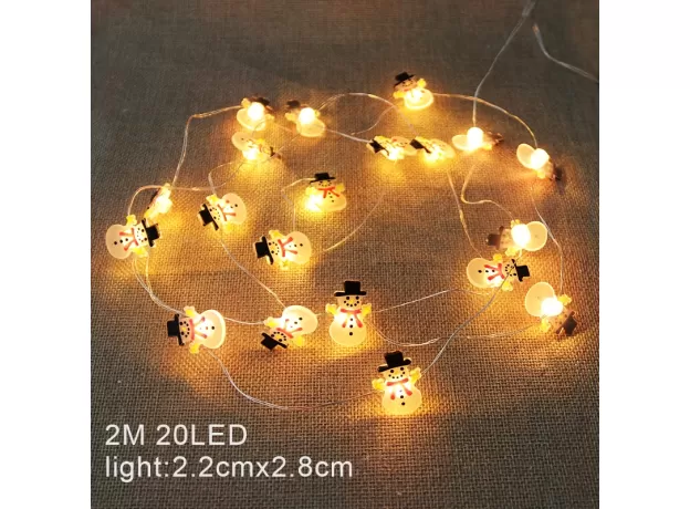 CHRISTMAS TREE LED STRING LIGHTS GARLAND SNOWFLAKES CHRISTMAS DECORATION FOR HOME FAIRY LIGHT