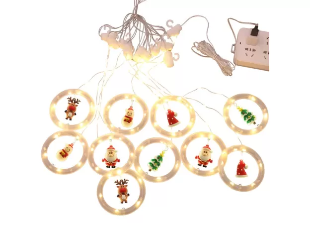 LED HOLIDAY LIGHT CHRISTMAS DECORATION LAMP ROOM DECOR GARLAND NEW YEAR DECOR STRING LIGHTS