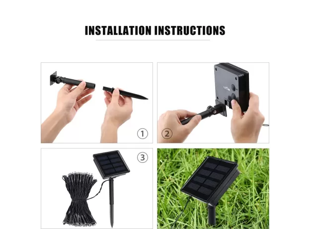 SOLAR STRING LAMPS FOR GARDEN WATERPROOF OUTDOOR LIGHTING 5M 7M 12M 22M 6V CHRISTMAS XMAS