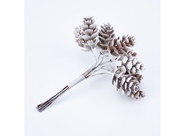 10pcs/Bundle Artificial Plants Fake Pine Cone Decorative Flowers Wreaths Christmas Home