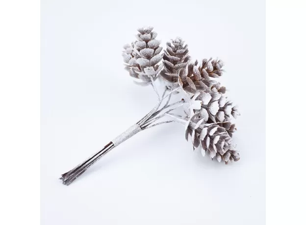 10PCS/BUNDLE ARTIFICIAL PLANTS FAKE PINE CONE DECORATIVE FLOWERS WREATHS CHRISTMAS HOME