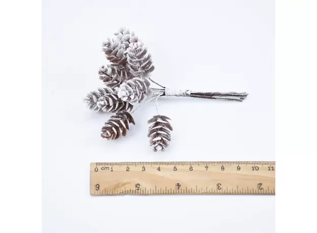 10PCS/BUNDLE ARTIFICIAL PLANTS FAKE PINE CONE DECORATIVE FLOWERS WREATHS CHRISTMAS HOME