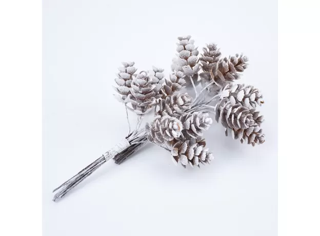10PCS/BUNDLE ARTIFICIAL PLANTS FAKE PINE CONE DECORATIVE FLOWERS WREATHS CHRISTMAS HOME