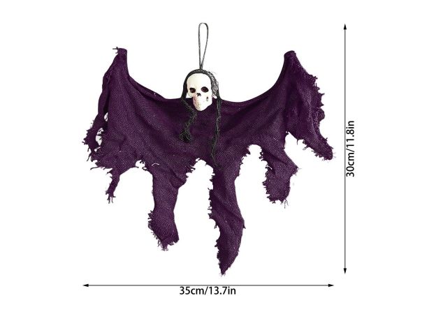 Halloween Skull Ghost Hanging Decoration Horror Props Creepy Skeleton Pendant Halloween Party