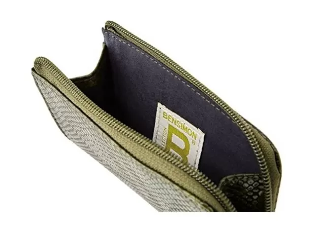 BENSIMON WOMEN'S ZIP CARD HOLDER EXOTIC LINE, ONE SIZE