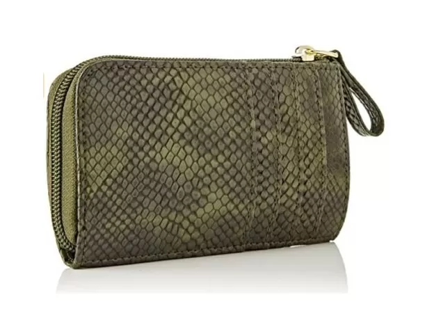 BENSIMON WOMEN'S ZIP CARD HOLDER EXOTIC LINE, ONE SIZE