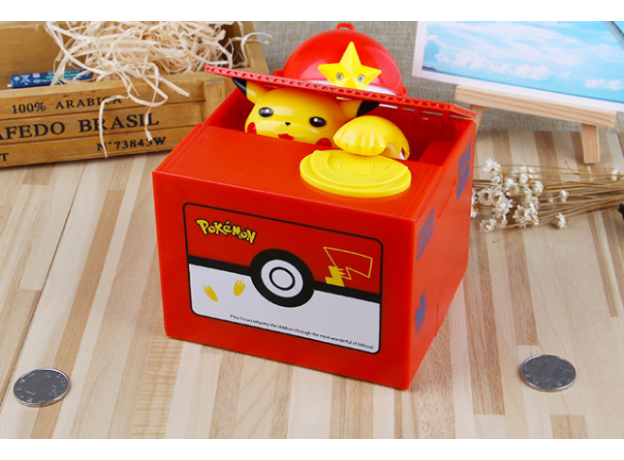 Pokemon Pikachu High Quality Electronic Money Boxs  Action Figure Toys