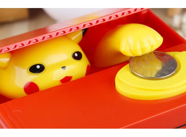 POKEMON PIKACHU HIGH QUALITY ELECTRONIC MONEY BOXS  ACTION FIGURE TOYS