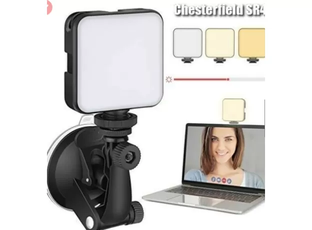 VIDEO CONFERENCE LIGHTING KIT, LAPTOP WEBCAM LIGHTING WITH SUCTION CUP, LED CAME