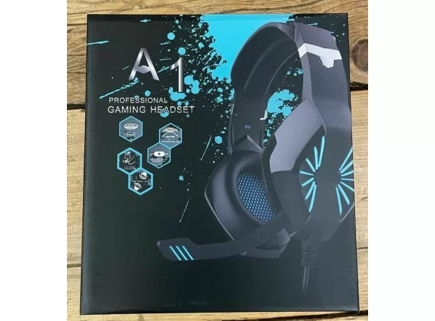A1 GAMING HEADSET 3D STEREO SURROUND SOUND NOISE CANCELING MICROPHONE 120Â° ADJUS