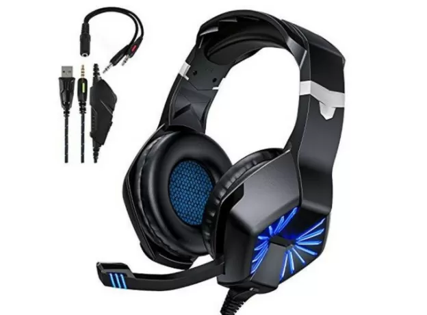 A1 GAMING HEADSET 3D STEREO SURROUND SOUND NOISE CANCELING MICROPHONE 120Â° ADJUS