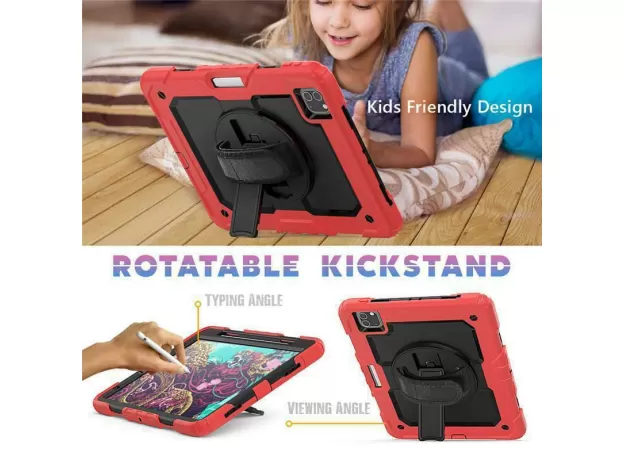 FOR IPAD PRO 11 AIR 10.9 2020 2021 CASE SHOCKPROOF ROTATING STAND COVER