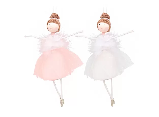 2021 CHRISTMAS ORNAMENT EXQUISITE NET YARN PLUSH BALLERINA GIRL DOLL CHRISTMAS TREE PENDANT NEW YEAR CHRISTMAS