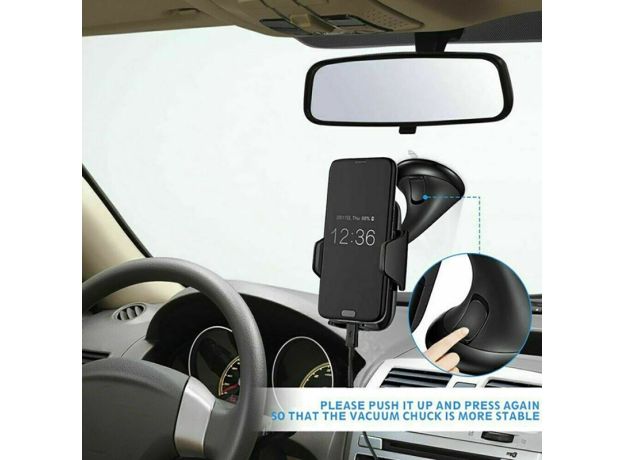 360 Rotatable Car Windscreen Suction Cup Mount Mobile Phone Holder Phone Stand Bracket for Car Interior Accessories