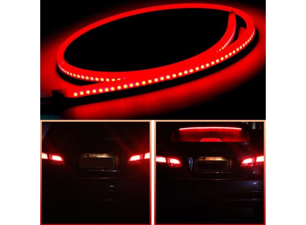 Car LED 3rd Brake Light High Level Third Stop Strip Turn Signal Driving Strobe Warning Lights