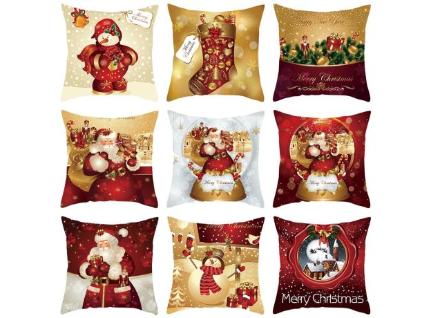 Santa pillowcase Happy New Year 2022 Xmas Gifts 2021 Christmas Decor For Home Merry Christmas