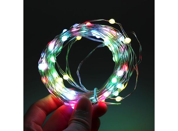 USB Powered RGB LED String Wireless Mobile App Controlled Magic RGBW 10M Copper Wire LED Strip Light for Christmas