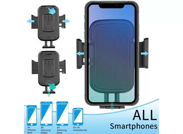 UNIVERSAL CAR CUP HOLDER CELLPHONE MOUNT STAND FOR MOBILE CELL PHONES ADJUSTABLE CAR CUP PHONE MOUNT