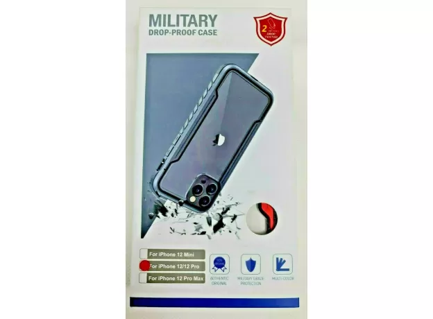 IPHONE 12/12 PRO MILITARY DROP PROOF CASE ARMER SHIELD RUGGED PROTECTION