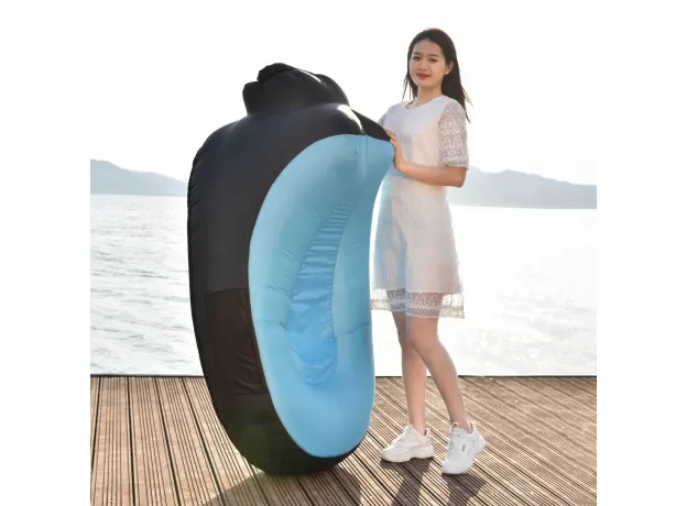 BEACH LOUNGE CHAIR OUTDOOR LAZY INFLATABLE SOFA INDOOR PORTABLE INFLATABLE SOFA CAMPING PAD