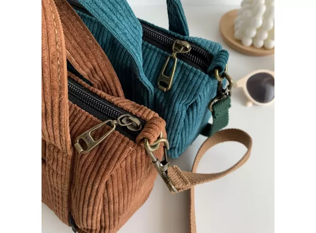 CORDUROY MINI TOTE BAG WOMEN DESIGNER HANDBAG 2021 GIRL SHOPPER PURSE FASHION CASUAL AUTUMN AND WINTER