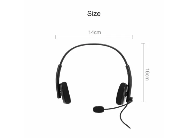 HEADSETS MICROPHONE FOR SKYPE CALL PC LAPTOP USB WIRED MIC COMPUTER HEADPHONES