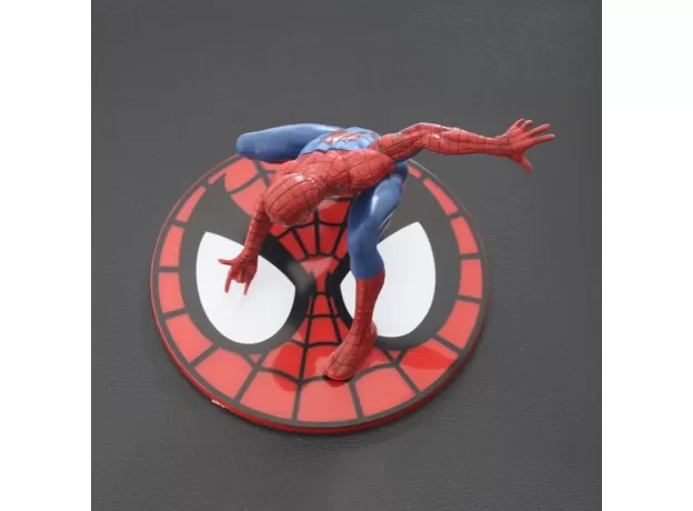 DISNEY ANIME MARVEL AVENGERS SPIDERMAN FIGURE ACTION WITH BASE TOYS