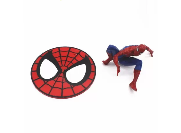 DISNEY ANIME MARVEL AVENGERS SPIDERMAN FIGURE ACTION WITH BASE TOYS