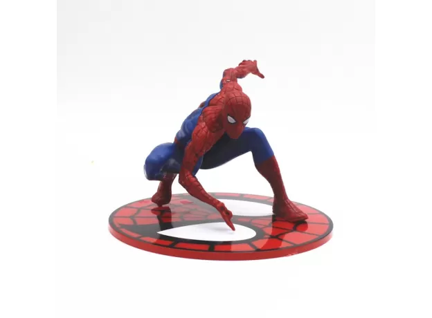 DISNEY ANIME MARVEL AVENGERS SPIDERMAN FIGURE ACTION WITH BASE TOYS