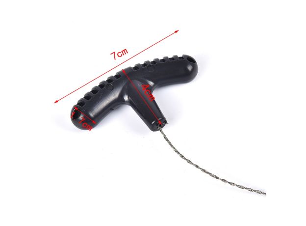 Manual Hand Steel Rope Chain Saw Practical Portable Emergency Survival Gear Steel Wire Kits Travel Tools