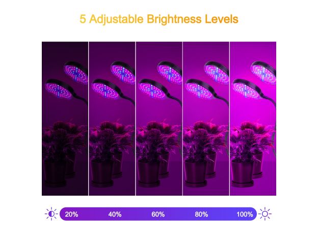 Suntech,Full Spectrum Phytolamps,5V USB LED Grow Light With Timer