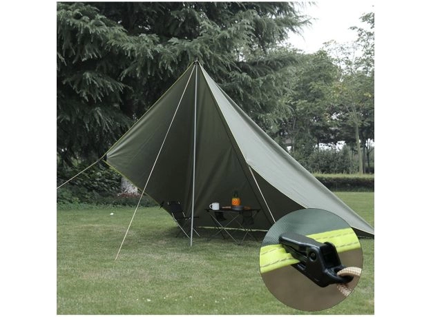 1/5/10PCS  AWNING CLAMP TARP CLIPS SNAP HANGERS TENT CAMPING SURVIVAL TIGHTEN TOOL FOR OUTDOOR CAMP HIKE