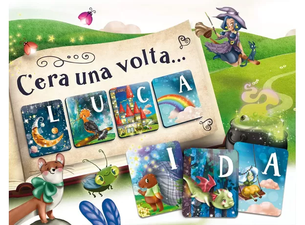 LISCIANIGIOCHI 80182 MONTESSORI LA MAGIA DEL TUO NOME EDUCATIONAL GAME, MULTI-COLOURED