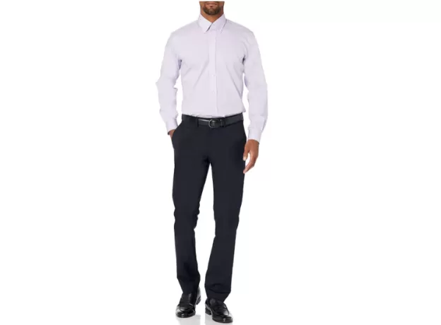 BUTTONED DOWN MEN'S DRESS SHIRT