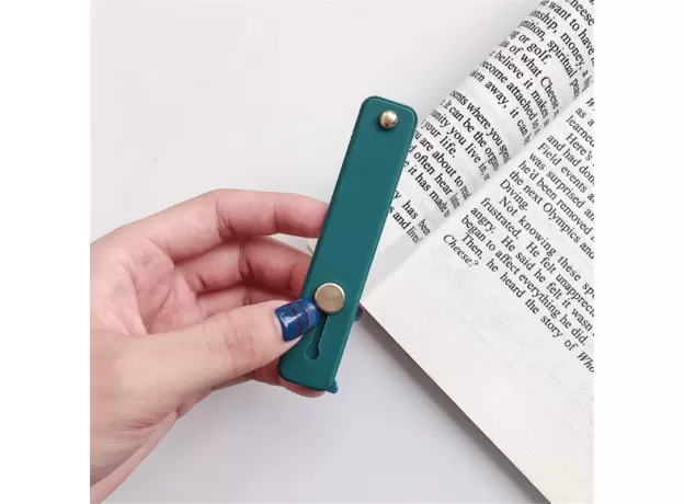 WRIST BAND HAND BAND FINGER GRIP MOBILE PHONE HOLDER STAND PUSH PULL UNIVERSAL CAR PHONE SOCKET HOLDER