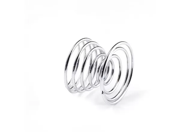2PCS EGG CUP BOILED EGGS HOLDER SPIRAL KITCHEN BREAKFAST HARD BOILED SPRING HOLDER