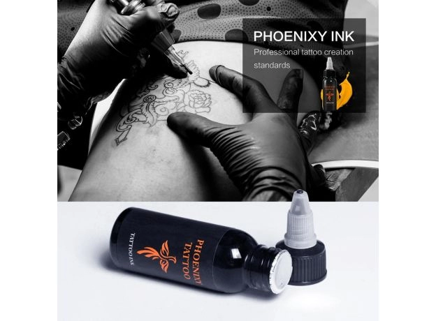 BLACK COLOR 30ML/BOTTLE PROFESSIONAL TATTOO PIGMENT INK PERMANENT TATTOO PAINTING SUPPLY FOR BODY BEAUTY TATTOO ART PROFESSIONAL