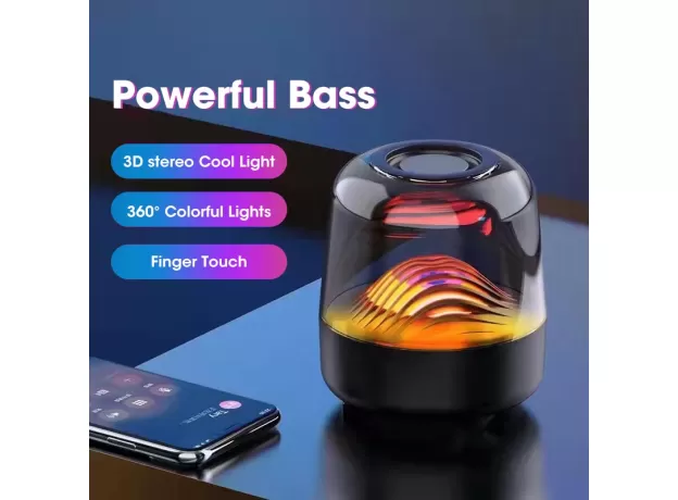 COLORFUL LIGHT WIRELESS BLUETOOTH SPEAKER WIRELESS SOUND COLUMN 6D STEREO SURROUND