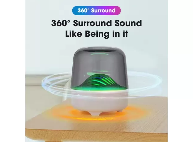 COLORFUL LIGHT WIRELESS BLUETOOTH SPEAKER WIRELESS SOUND COLUMN 6D STEREO SURROUND