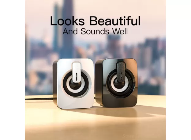 MINI COMPUTER SPEAKER USB WIRED SPEAKERS 3D STEREO SOUND SURROUND LOUDSPEAKER
