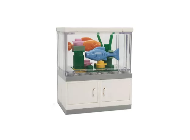 SMALL PARTICLE BUILDING BLOCK FISH TROPICAL ANIMALS TANK COMPATIBLE MOC DIY