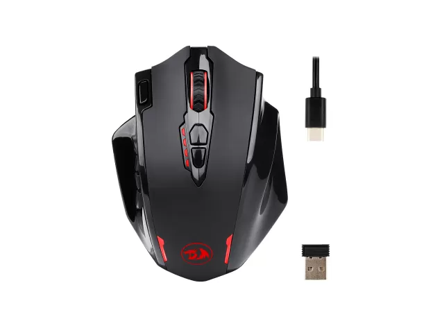 REDRAGON M913 2.4G WIRELESS GAMING MOUSE 16000 DPI RGB GAMING MOUSE WITH 16 PROGRAMMABLE BUTTONS
