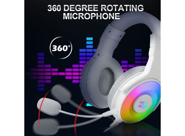 Redragon Pandora H350 RGB Backlighting gaming Headphone,7.1 USB Surround sound