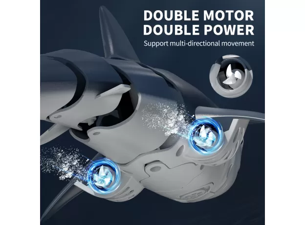 2.4G REMOTE CONTROL SHARK TOY-SWIMMING POOL BATHROOM GIFT