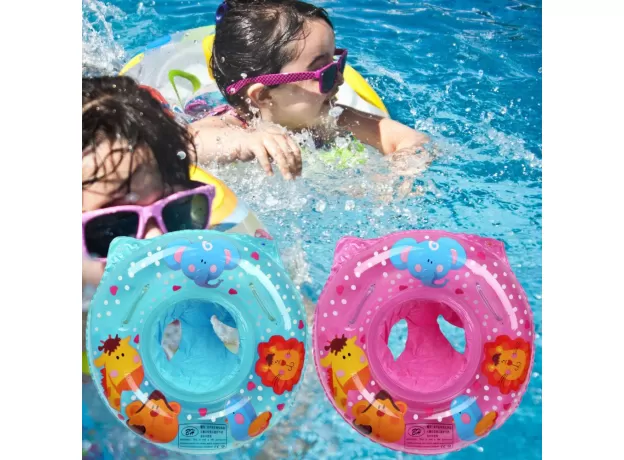 SWIMMING RING INFLATABLE BABY ACCESSORY SWIM AID TOYS TODDLER KIDS WATER POOL FLOAT SEAT