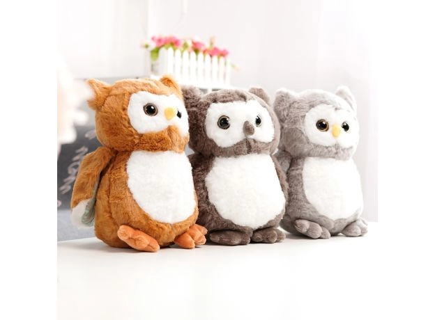 25/40CM KAWAII OWL PLUSH TOY CUTE BIRD ANIMALS DOLL BABY TOYS SOFT PILLOWS