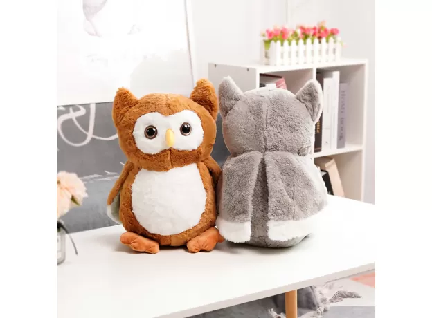 25/40CM KAWAII OWL PLUSH TOY CUTE BIRD ANIMALS DOLL BABY TOYS SOFT PILLOWS